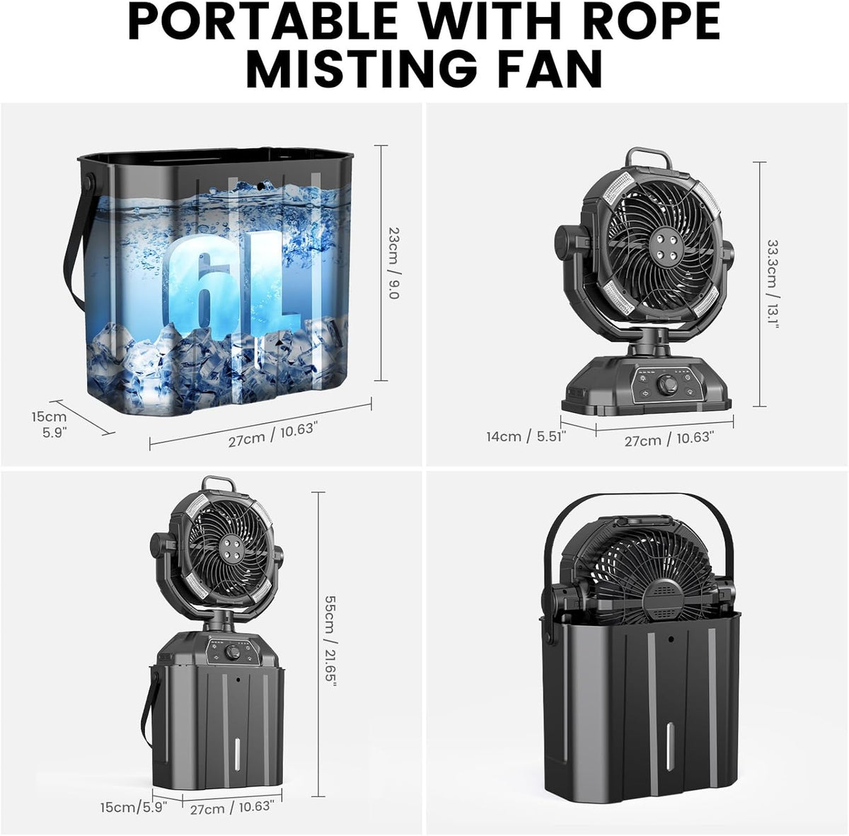 CoolMist - Portable Misting Fan